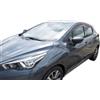 J&J AUTOMOTIVE HEKO Deflettori per Nissan Micra K14 dal 2017, 2 pezzi | 2 deflettori HEKO per Nissan Micra K14, PMMA 3 mm, fumé, canale del finestrino.