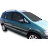 J&J AUTOMOTIVE HEKO Deflettori per Opel Zafira A 1999-2005, 2 pezzi | 2 deflettori HEKO per Opel Zafira A, PMMA 3 mm, fumé, canale del finestrino.