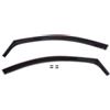 J&J AUTOMOTIVE GP Deflettori d'Aria per Audi A3 8P 3-Porte Berline 2003-2012, Set da 2 Pezzi, Antiturbo Antivento Antipioggia, Anteriore Nero fumé Oscurato