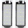 KIMISS plafoniera led - 2 pezzi Lampada per automobilistica a LED 1,8 W per Twingo/Clio/Megane/Lagane