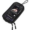 SLIAXINT Borsa da Serbatoio Moto Magnetica con Touchscreen per Serbatoi in Acciaio | 7 magneti, cordino da 11 cm, pelle PU con bordi idrorepellenti e passacavi, 19,5 x 11,5 x 2,7 cm per navigazione in moto