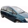 J&J AUTOMOTIVE HEKO Deflettori per Opel Zafira B 2005-2010, 2 pezzi | 2 deflettori HEKO per Opel Zafira B, PMMA 3 mm, fumé, canale del finestrino.