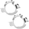 balacoo Supporto LED per Lampadina Auto 2 Pezzi in Ferro Argento, Resistente e Facile da Installare per Adattatore e Fissaggio