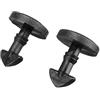 Inovey Paraurti Posteriore Clip di Copertura di Traino Occhio di Traino Trim Compatibile con Land Rover Discovery 3/4 Range Rover Sport