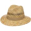 LIPODO Traveller Cappello di Paglia da Uomo 100% Paglia Fascia in Gros-Grain Made in Italy