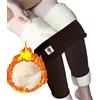 Yutdeng Leggings Invernali Donna Pantaloni Caldi a Vita Alta con Fodera in Pile Spesso Velluto Leggings Pantaloni Sportivi Casual per Yoga