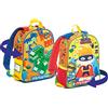 Mitama - Zaino Spinny HERO/REX, Doppia Grafica, Double Face, Impermeabile, Per Asilo e Tempo Libero, 8,2 L