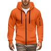 duaicnvow Felpa Uomo con Zip e Cappuccio Leggera Hoodie da Lavoro Manica Lunga | Giacca Militare Felpe Cotone con Cerniera Cotone Trekking Giacca Sportiva Autunno Taglie Forti Sweatshirt con Tasche Inverno