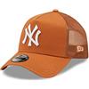 New Era York Yankees MLB Tonal Mesh Irland Green 9Forty - Berretto da bambino regolabile con telaio ad A