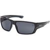 Timberland Tb00002 TB00002 Occhiali da Sole Uomo, Occhiali da Sole Casual Leggeri, Forma Lente Rettangolare, Custodia Inclusa, Lenti Fumo Polarizzato, Blu Lucido Uomo