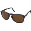 Persol Folding PO0714 1217/33 | Occhiali da Sole Graduati o Non Graduati | Prova Online | Plastica | Quadrati | Blu | Adrialenti