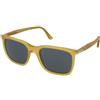 Persol Renzo PO3357S 204/R5 | Occhiali da Sole Graduati o Non Graduati | Prova Online | Unisex | Plastica | Quadrati | Giallo, Trasparente | Adrialenti