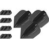 Target Darts 5 x Sets of ID PRO. Ultra Nero No.6 Voli A Dardo - 15 in totalee