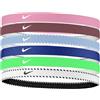 NIKE Fascia per capelli FLEX CLASSIC HEADBANDS 6PK