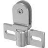 BETOOKY Cerniera Bilico per Porte in Vetro Doccia, Acciaio Inox Argento | Apertura Bidirezionale, Supporto Robusto e Ammortizzazione, Set Completo per Bagno e Lavori di Ristrutturazione