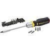 STANLEY FMHT0-62690 Cacciavite PortaInserti a cricchetto, Set di 12 Inserti, Standard