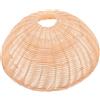 SHINEOFI 2 Pezzi paralume lampadario in rattan arredamento paralume ombra della lampadina decorativo da soffitto lampada da tavolo da pranzo rustico paralumi per hotel