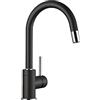 BLANCO 526146 MIDA-S Miscelatore da Cucina, Nero Silgranito
