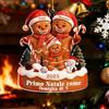 Smile lab Decorazione Natalizia Personalizzata con Nomi,Pallina di Natale Acrilica con Famiglia Pupazzo di Neve,2-8 Nomi,Addobbo Albero di Natale Personalizzato,Regalo Originale per Famiglia e Amici (style04)
