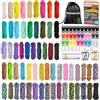 WEREWOLVES Paracord 550 Combo - Kit fai da te con istruzioni, 60 colori, paracord multifunzione da 3 m e accessori completi per realizzare braccialetti in paracord, cordini, collare per cani