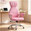 Ckaff Sedia da Ufficio Ergonomica, Sedia Scrivania con Schienale Alto, Sedia Gaming, Inclinazione 95-120°, Poltrona Ufficio per Casa e Studio