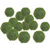 POPETPOP Palline Decorative Verdi in Schiuma e Plastica 14 Pezzi per Vasi | Fiori Artificiali per Esterno, Riempitivo per Centrotavola, Facile da Gestire, Stile Moderno, Giardino e Camera