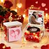 Smile lab Carillon Personalizzato con Foto Music Box Personalizzato con Luce e Canzone Mini Giradischi Vinili Idee Regalo Donna Regalo San Valentino per Lui e Lei Compleanno Anniversario di Coppia