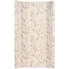Kikka Boo KikkaBoo Fasciatoio Portatile Neonato 80x50 cm SECRET GARDEN, Materassino Fasciatoio Impermeabile e Morbido in PVC, Beige