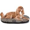 Ferplast Cuccia Cane Relax, Cuscino per cani di medie dimensioni, Cuccia Gatto, Tappetino per cucce e auto -Lavabile - in Cotone con Soffice Imbottitura, 78 x 50 m. Marrone