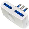 Aigostar Spina quadrupla grande 16A - 4 presa Bipasso Aigostar