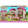 EPOCH (662) SYLVANIAN F. CASA DI CAMPAGNA CON TETTO ROSSO E LUCI