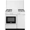 De Longhi Cucina a Gas 4 Fuochi Forno a Gas Statico 44 Litri 86x50 cm Bianco