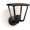 Philips Hue Inara, Lampada da parete LED smart per esterni, Nero