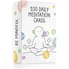 The Idea Space Migliori 100 carte di esercizio quotidiane, meditazioni per alleviare l'ansia e il relax, regalo perfetto per bambini, affermazioni positive Go Beyond, set per la cura personale per alleviare lo