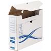 Bankers Box 4460102 Basic scatola archivio, 80 X 250 X 325 mm, colore: bianco/blu