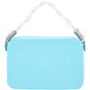 KICHOUSE Pochette in Silicone da Spiaggia per Festa Estiva, Borsello Mare Portatile Facile da Pulire, Organizer per Chiavi e Porta Cellulare per Borsa da Viaggio Estiva