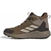 adidas Uomo Terrex Anylander Leather Mid Hiking Shoes, Brown Oxide/Light Brown/Khaki Six, 42 EU