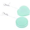 PartyKindom Panno Pulizia Schermi e Lenti Verde 2 Pezzi in Pp Silicone