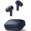 Donner Cuffie Bluetooth Wireless con Noise Cancelling, cancellazione attiva mirata del rumore, 4 mic per chiamate, 32h di svago, EQ personalizzato, Bluetooth 5.2, Blu