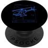 Funny RC Helicopter Gifts for Men and Wo RC elicottero elicottero RC di corsa di telecomando PopSockets PopGrip Adesivo