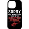 Funny RC Helicopter Gifts for Men and Wo Custodia per iPhone 15 Pro Max RC elicottero elicottero RC di corsa di telecomando