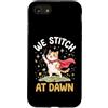 Cat Sewing Quilter Quilting Stitching Se Custodia per iPhone SE (2020) / 7/8 Gatti - We Stitch At Dawn