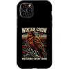 Crow Raven Winter Birdwatching Custodia per iPhone 11 Pro Guardare tutto Inverno Corvo Corvo Birdwatching
