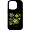 The Botany Bureau Custodia per iPhone 14 Pro Illustrazione della pianta di zucca Cucurbita maxima