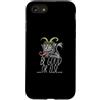 Lacy Chenault Custodia per iPhone SE (2020) / 7/8 Essere buono o Else Vintage Krampus Folk Art Illustrazione