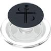 Musicista camicia strumenti musicali acc Tamburelli Batterie Occult-Gothic Drum-Sticks batterista PopSockets PopGrip per MagSafe