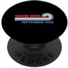 Legend Since Birthday Legend Since September 2012 PopSockets PopGrip Adesivo