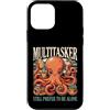 Multitasker Octopus Book Lover Custodia per iPhone 12 mini Multitasker preferisce ancora essere solo Polpo