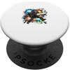 Abbigliamento Fotografia Robot Creativo Macchina Fotografica Robot Flash Grafica PopSockets PopGrip Adesivo