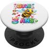I'm 3 Years Old Bee Birthday Miele giallo della famiglia delle api di compleanno dell'apicoltore PopSockets PopGrip Adesivo